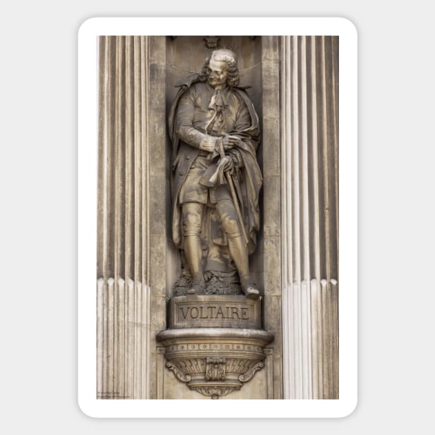 Hotel De Ville Details - 4 - Voltaire © Sticker by PrinceJohn